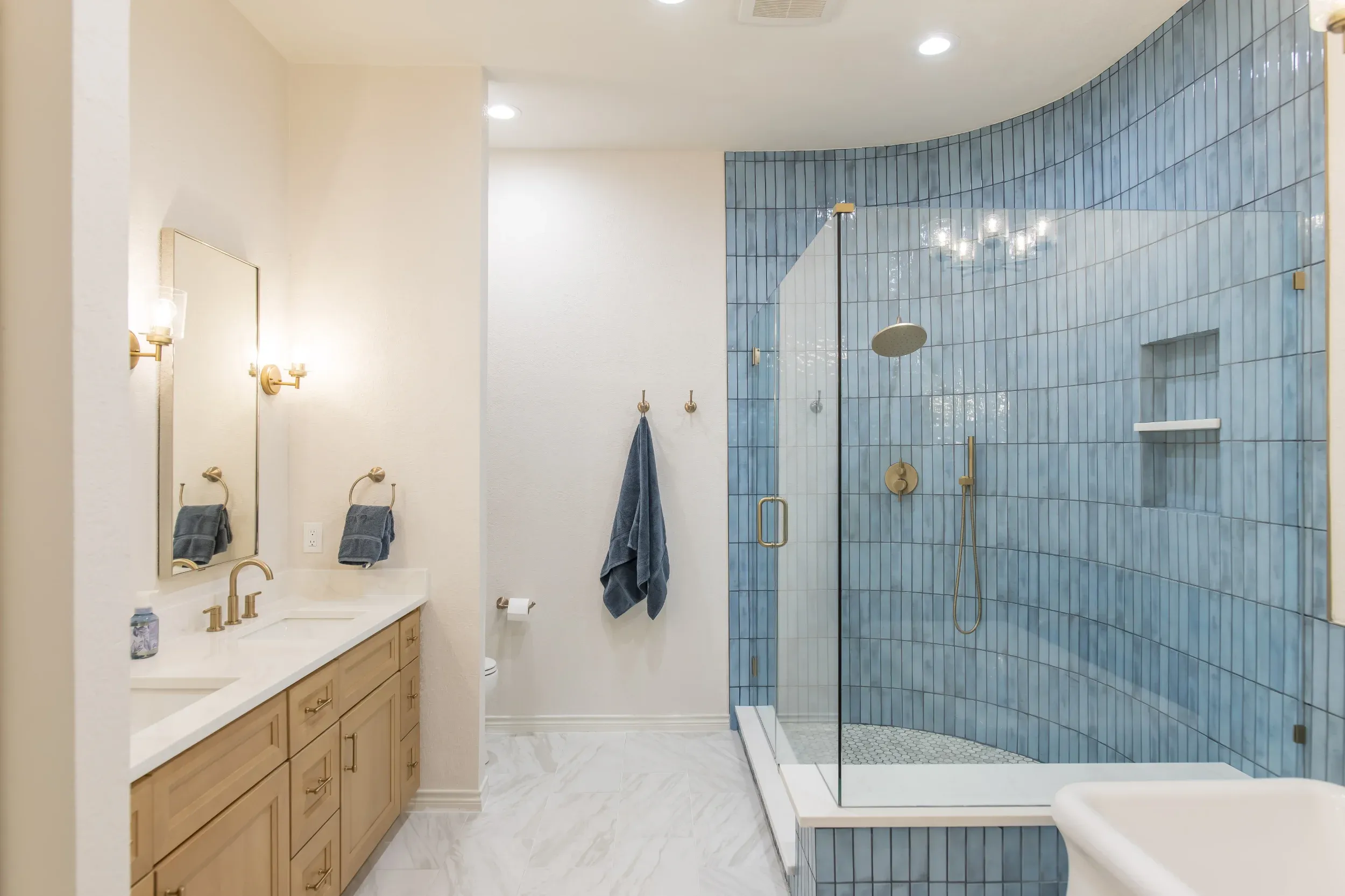 Bathroom renovation by 123 Remodeling